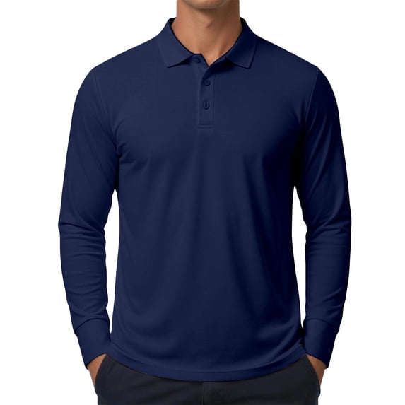 SUYIDA Men's Long Sleeve Tshirt Crew Neck Basic Layering Top, Long Sleeve Soft Casual Tee, Comfortable Daily Wear Shirt
