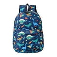 thumbnail image 1 of SUYIDA Nylon Dinosaur Print Backpack with Zipper Double Shoulder Straps Lightweight Durable Backpack, 1 of 4