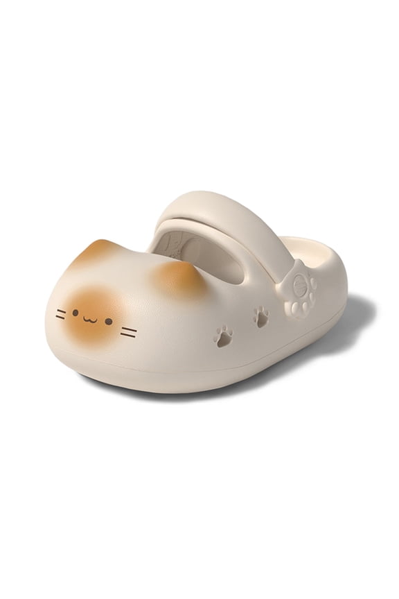 Stylish Cat Print Summer Unisex EVA Sandals Comfortable Home Slippers For Women And Men