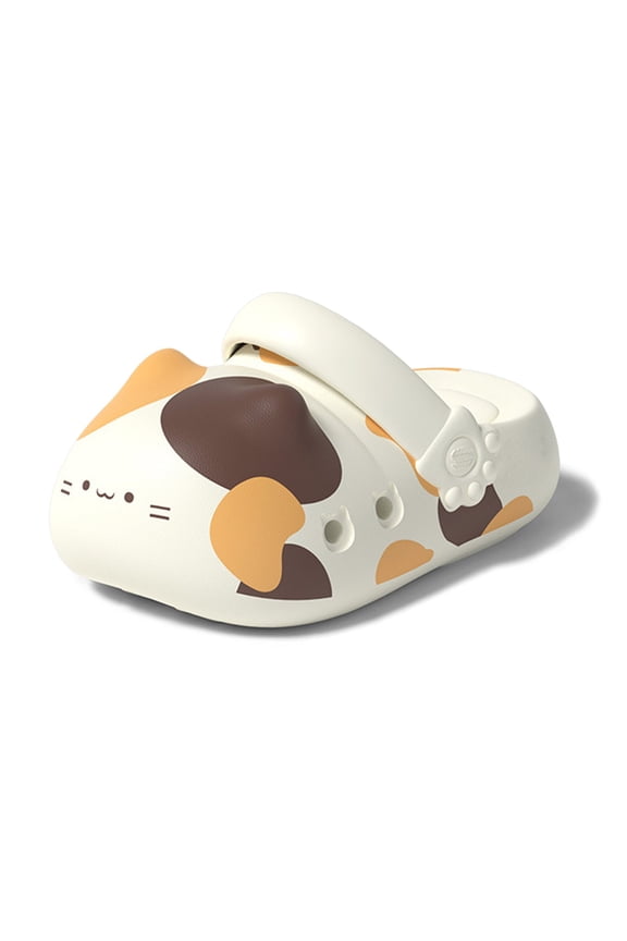 Stylish Summer Cat Print EVA Slide Sandals For Women Comfortable Indoor Outdoor Casual Wear