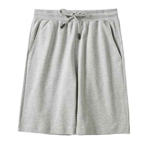 SUYIDA Women's Heavyweight Straight Leg Five Point Shorts Loose Fit Solid Color Casual Summer Style Versatile Everyday Wear Breathable Soft With Elastic Waistband High