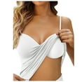 thumbnail image 1 of SUYIDA Women's Shelf Bra Camisole with Adjustable Spaghetti Straps for Comfortable Layering and Support, 1 of 5