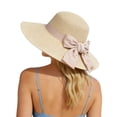 thumbnail image 1 of SUYIDA Women's Summer Sun Hat with Wide Brim Breathable Straw Design for Outdoor Beach Wear, 1 of 4