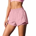 thumbnail image 1 of SUYIDA Women's Tennis Shorts Sports and Casual Wear Soft Stretch Multiple Pockets Comfort Fit Lightweight Breathable Elastic Waistband Zippered Closure, 1 of 3