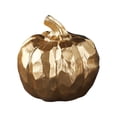 thumbnail image 1 of SUYOLL 1-Pack Gold Pumpkins Resin Decorative Shiny Pumkins For Halloween Decorations Indoor Thanksgiving Fall Table Centerpiece Mantel Shelf Home Kitchen (Gold One Size) Decal, 1 of 8