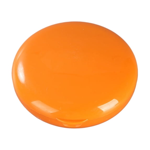 SUYOLL 7 Day Pill Organizer Compact Portable Daily Pill Box With Tight Snap Closure Space Saving For Travel And Daily Use Orange