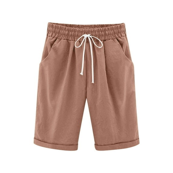 SUYOLL Children Girls Knee Length Pants Casual Thin Outerwear Elastic Waistband Loose Classic Style 3-13 Years