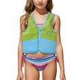 thumbnail image 1 of SUYOLL Children Girls Swimwear Tankini Top Summer Outdoor Activities Comfortable Swim Vest 4-8 Years Sun Protection Swimwear, 1 of 5