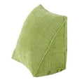 thumbnail image 1 of SUYOLL Corduroy Triangular Lumbar Pillow Removable Washable Cover Back Support Cushion Plain Decorative Throw Pillow For Office Chair Car Seat Bedroom Reading Rest Indoor Daily Use, 1 of 6