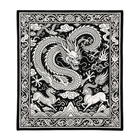 SUYOLL DIY Coloring Blanket Washable Art Project Cozy Home Blanket For Seasonal Birthday And Holiday Gifts Creative Craft Throw Blanket For Adults And Kids