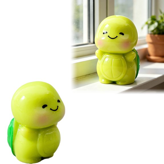 SUYOLL Desktop Turtle Figurine For Home Cute Small Turtle Ornament To Whimsy And Personality To Your Space Decorations
