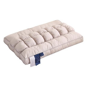 SUYOLL Elasticity Comfortable Cloud Shape Bed Pillows Providing Soft Support And Suitable For Home Daily Use Easy To Clean 74*48cm Beige
