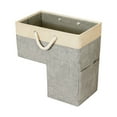 thumbnail image 1 of SUYOLL Foldable Staircase Storage Basket With Handles For Bedroom Bathroom Home Organization And Laundry Storage Gray, 1 of 4
