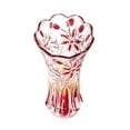 thumbnail image 1 of SUYOLL Gradient Embossed Glass Vase Scalloped Rim Thick Clear Glass Vase Floral Vase For Home Centerpiece Wedding Living Room Dining Table Party Decor Housewarming Gift, 1 of 6