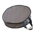 thumbnail image 1 of SUYOLL Gray 62cm Round Storage Bag Heavy Duty Cloth Protective Tote With Zipper Closure And Lift Handle For Home Organization Easy Use, 1 of 3