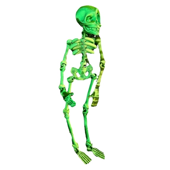 SUYOLL Halloween Decorations Outdoor Skeleton Decoration Full Body Can Be Arranged With Realistic Bones Active Joints Realistic Halloween Decorations Courtyard Props Indoor And Decoration Decal