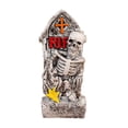 thumbnail image 1 of SUYOLL Halloween Decorations Resin Tombstone Figurine,Single Skull Gravestone Desktop Ornament For Table Shelf Mantel Home Indoor Halloween Party,Spooky Gothic Holiday Scene Display Decor, 1 of 7