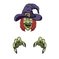 thumbnail image 1 of SUYOLL Halloween Fence Peeking Yard Decorations,Spooky Face With Hands Outdoor Lawn Fence Art Signs For Halloween Party Backyard Garden Patio Decor, 1 of 8