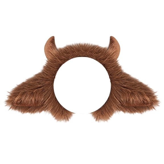 SUYOLL Halloween Plush Ear Headband, Furry Animal Ear Hair Accessory for Halloween Cosplay Party Dress up