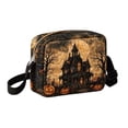 thumbnail image 1 of SUYOLL Halloween Quilted Crossbody Bag, Unisex Zipper Waist Pack, Casual Shoulder Bag for Daily Outdoor Use, 1 of 3