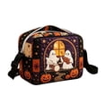 thumbnail image 1 of SUYOLL Halloween Quilted Crossbody Bag, Unisex Zipper Waist Pack, Casual Shoulder Bag for Daily Outdoor Use, 1 of 3