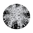 thumbnail image 1 of SUYOLL Halloween Round Table Cloth, Stretch Tablecloth with Pumpkin Ghost Spooky House Print, Farmhouse Holiday Table Cover for Indoor Dinner Outdoor Picnic Home Kitchen Decor, 1 of 4
