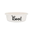 thumbnail image 1 of SUYOLL Halloween Woven Storage Basket with Boo Letter Print, Oval Basket with Handles, Trick or Treat Candy Bowl for Halloween Party Tabletop Home Decoration, 1 of 4
