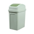 thumbnail image 1 of SUYOLL Kitchen Trash Can Large Swing Top Plastic Garbage Bin Flip Cover Wastebasket For Home Living Room Green, 1 of 7