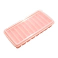 thumbnail image 1 of SUYOLL Long Rectangular Ice Stick Tray Silicone Mold With Lid For Narrow Mouth Bottles Easy Release Reusable Flexible Pink, 1 of 7