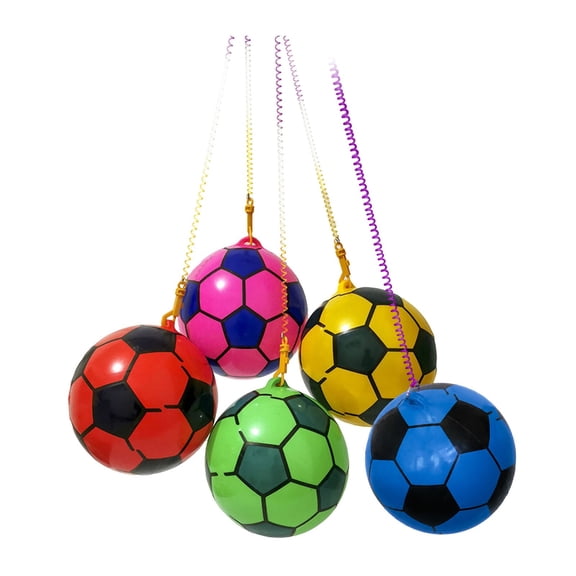SUYOLL Random Color Tetherball With Rope Set With Swivel Hook Soft Replacement Tether Ball Kit For Kids Adults Dogs Backyard Yard Game Outdoor Play Holiday Party Hanging Decor