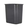 thumbnail image 1 of SUYOLL Space Saving 6L Square Trash Can Black Wastebasket Fits Under Desk Small Narrow Spaces Easy To Clean For Kitchen Home Office And Dorm, 1 of 4