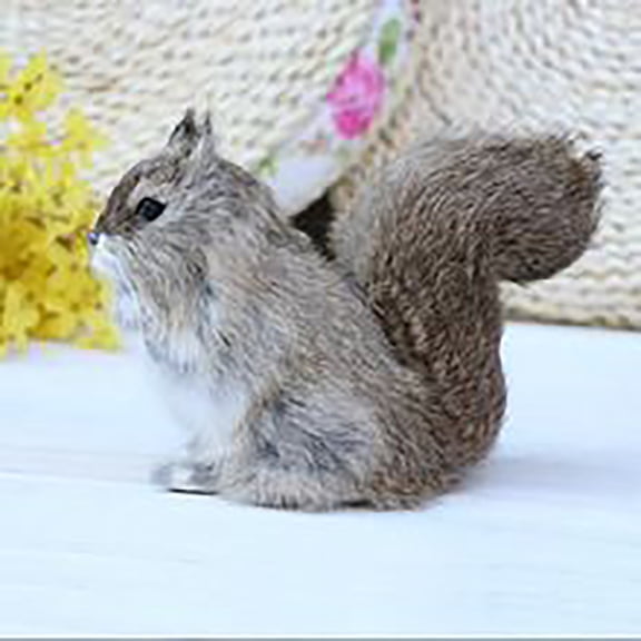 SUYOLL Squirrel 5.51x7.87x3.94 Inches Cute And Lifelike Squirrel Statue For Home Garden Decoration Ornaments