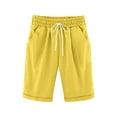 thumbnail image 1 of SUYOLL Teen Girls Knee Length Pants Casual Thin Outerwear Elastic Waistband Loose Casual Daily Wear 3-13 Years, 1 of 3