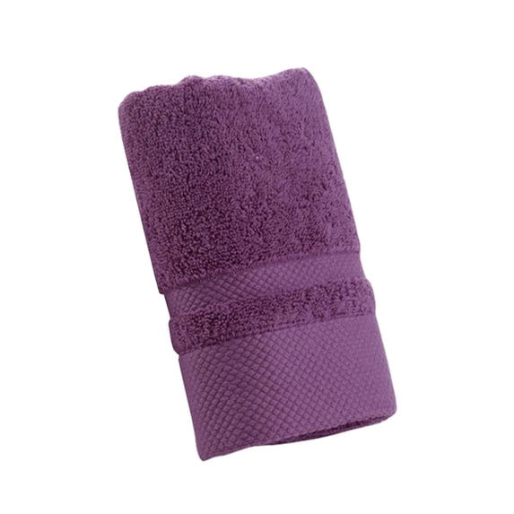 SUYOLL Thickened Cotton Towels Soft Absorbent Skin Friendly Face Bath Towel For Daily Home Bathroom Use White Bathroom Hand Towels