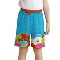 thumbnail image 1 of SUYOLL Toddler Boys Baseball Shorts Ice Cream Print Summer Casual Elastic Waist Comfortable Pockets Daily Wear Sports Activitie Bohemian Style 2-14 Years, 1 of 4