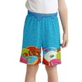 thumbnail image 1 of SUYOLL Toddler Boys Baseball Shorts Ice Cream Print Summer Casual Elastic Waist Comfortable Pockets Daily Wear Sports Activitie Quick-Drying Fabric 2-14 Years, 1 of 4