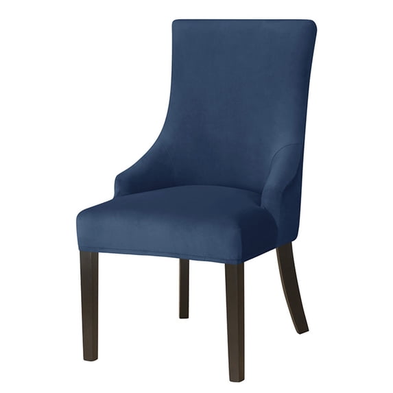 SUYOLL Wingback Dining Chair Slipcover Stretch Velvet Chair Seat Protector Cover For Kitchen Dining Room Living Room Office