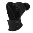 SUYOLL Winter Hat and Neck Warmer Set, Soft Cozy Thick Lined Ear ...