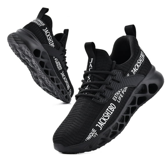 SUYSTEX Steel Toe Sneakers for Men Women Lightweight Safety Shoes Comfortable Puncture Breathable Indestructible Work Shoes