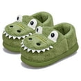 thumbnail image 1 of SUYSTEX Toddler Girls Boys Winter Warm Slippers Plush Aline Cute Cartoon Dinosaur Bedroom House Indoor Shoes, 1 of 6