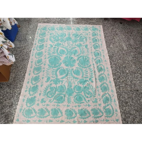 SUZANI WOOLEN EMBROIDERED BEDSHEET