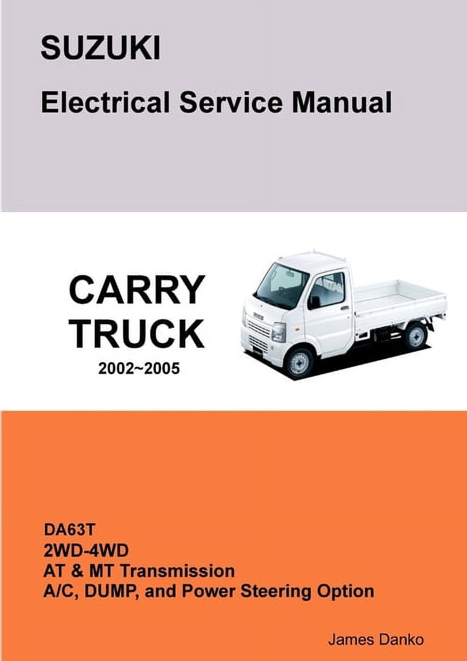 SUZUKI CARRY DA63T Electrical Service Manual & Diagrams, (Paperback)