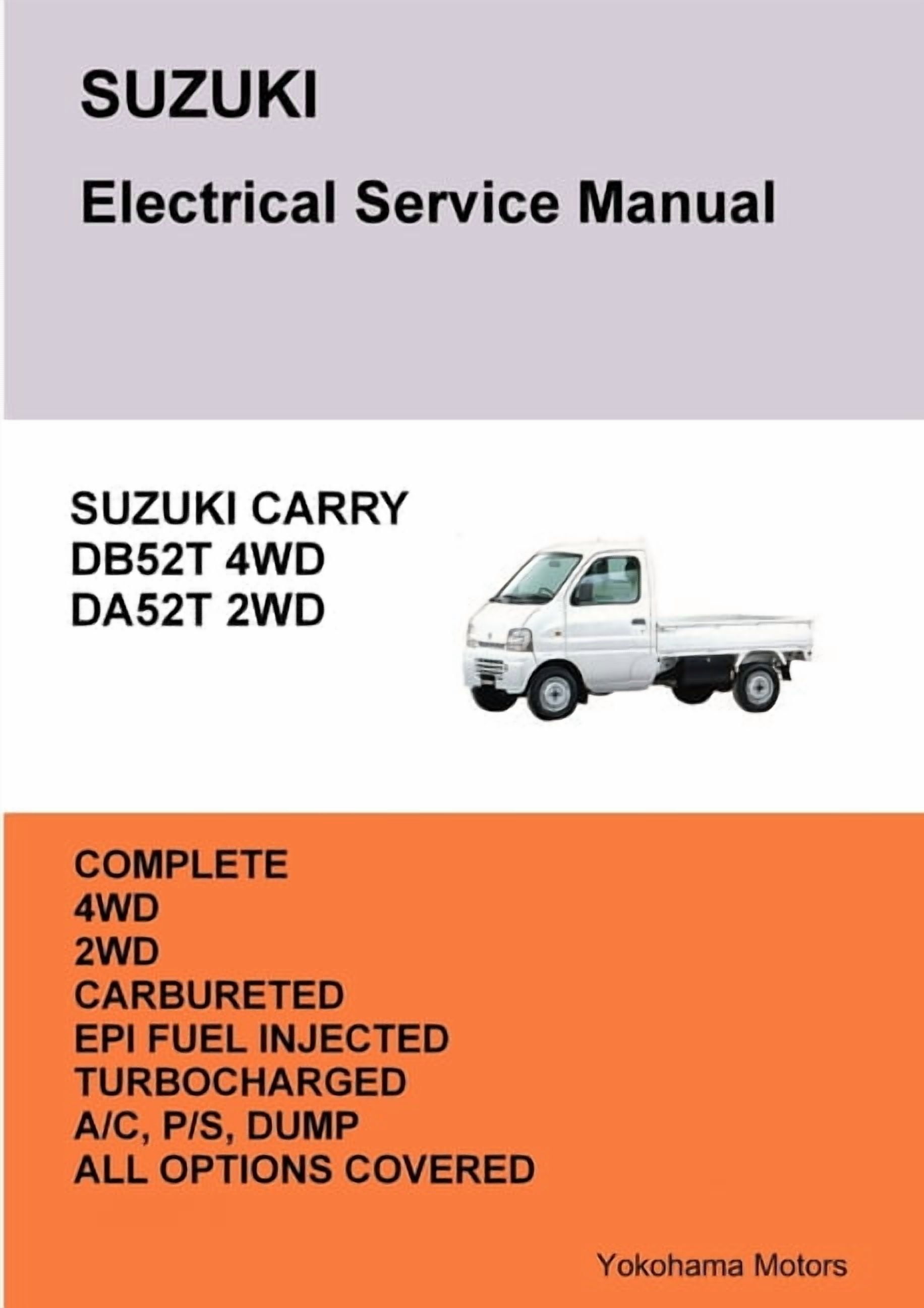 SUZUKI CARRY TRUCK Electrical Service Manual DB52T DA52T, (Paperback)