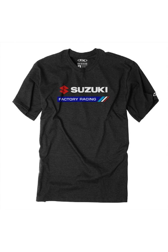 for Suzuki Factory Racing T-Shirt / Heather Charcoal (L)