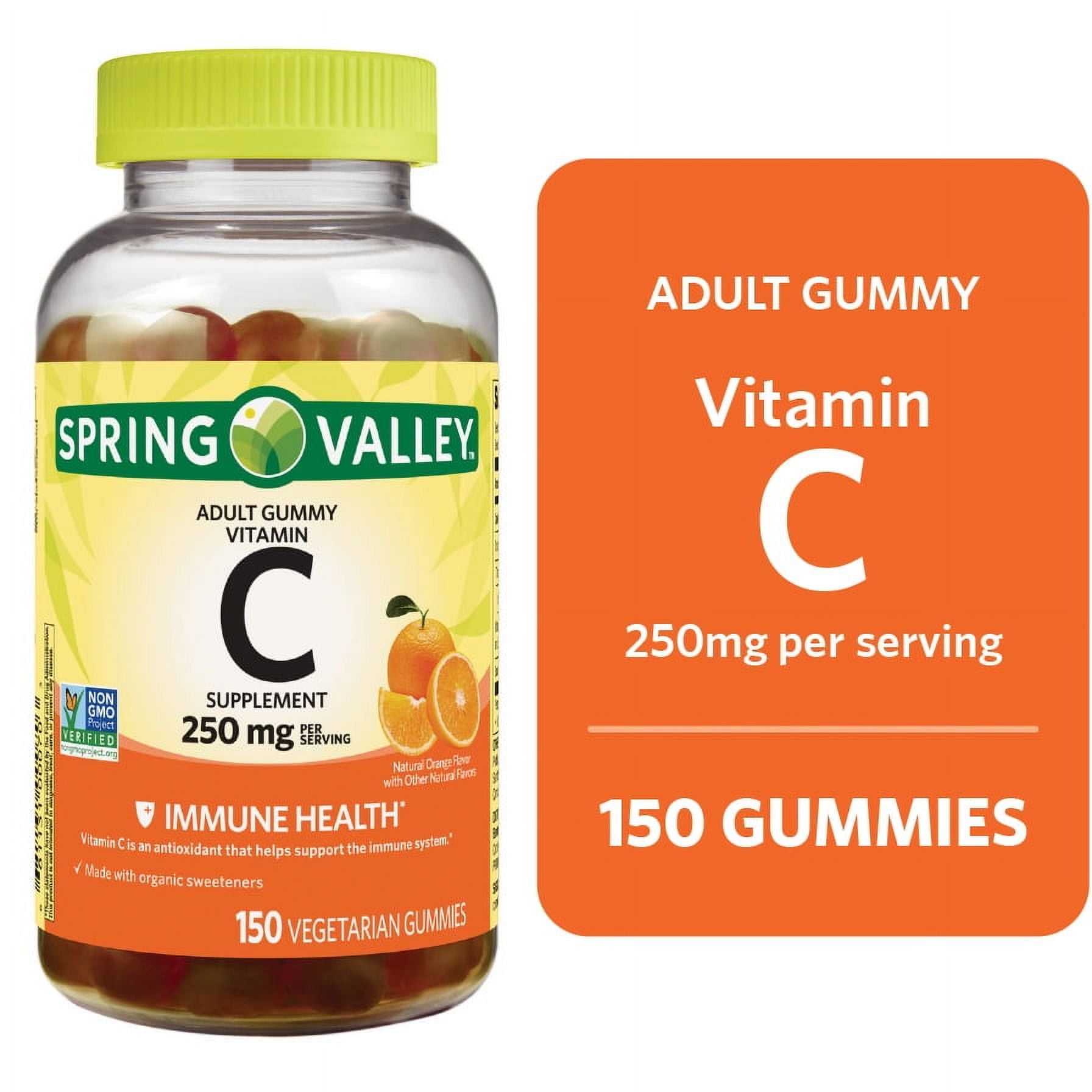 Spring Valley SV Adult Vitamin C 250 mg 150 Gummies