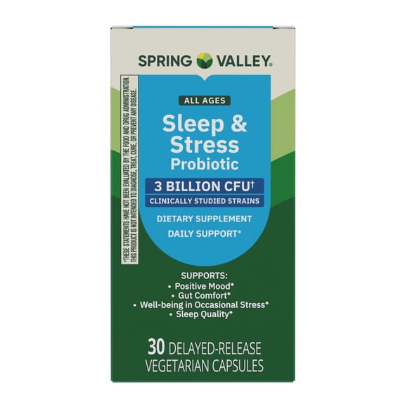 SV All Ages - Sleep and Stress Support Veggie Delayed Released Capsule, CSP v 30 Count