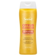 Suave Citrus Blossom Exfoliating Body Wash & Scrub With Glycerin & Vitamin E, 18 FL OZ