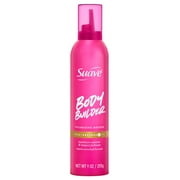 Suave Body Builder Volumizing Hair Mousse, Lightweight, Soft Hold, Fullness & Lift, 9 OZ
