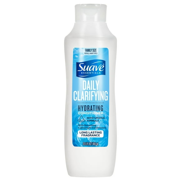 Suave Daily Clarifying Conditioner, Hydrate & Shine For All Hair Types, 22.5 FL OZ