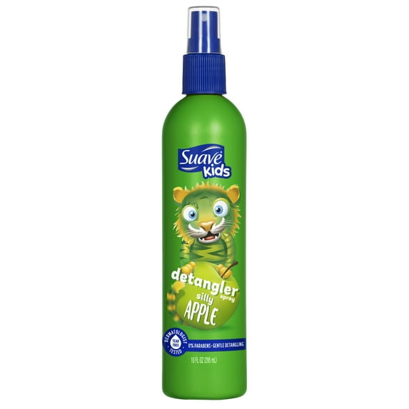 Suave Kids Silly Apple Detangler Spray, Tear-Free Leave-In Conditioner, 10 fl oz